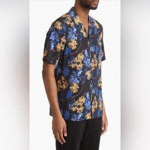 NWT Ksubi Hyperflower Short Sleeve Resort Shirt